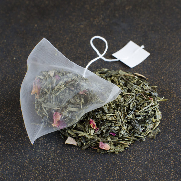 Organic Green Cherry Pyramid Tea Bag