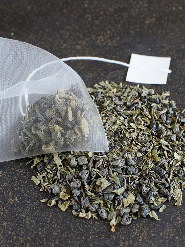 Green Moroccan Mint Pyramid Tea Bag