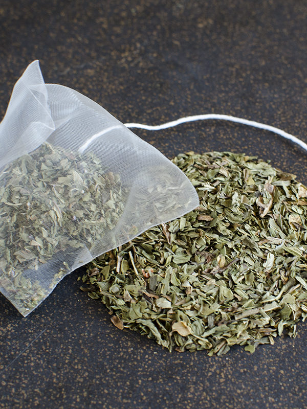 Organic Herbal Peppermint Pyramid Tea Bag