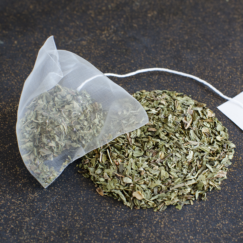 Organic Herbal Peppermint Pyramid Tea Bag