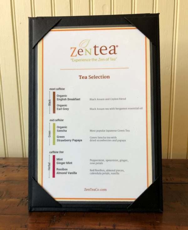 zentea tea menu
