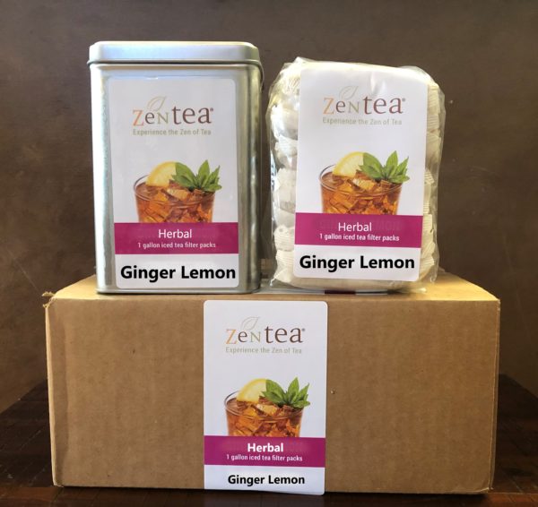 Herbal Ginger Lemon Ice Tea